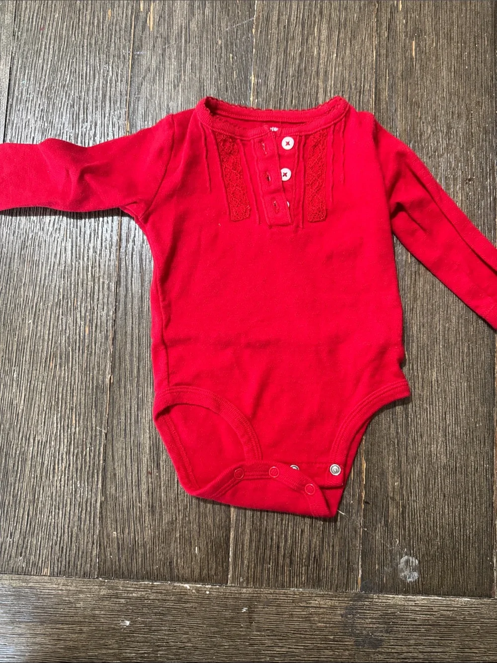 Carter’s Baby Girl Long Sleeve Bodysuit Bundle | Size 6M | 6 Pieces | Fall